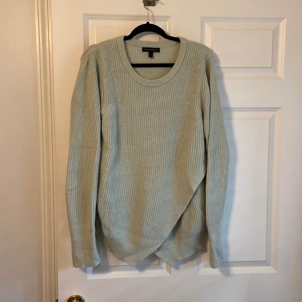 BANANA REPUBLIC BUTTERFLY FRONT CREWNECK SWEATER